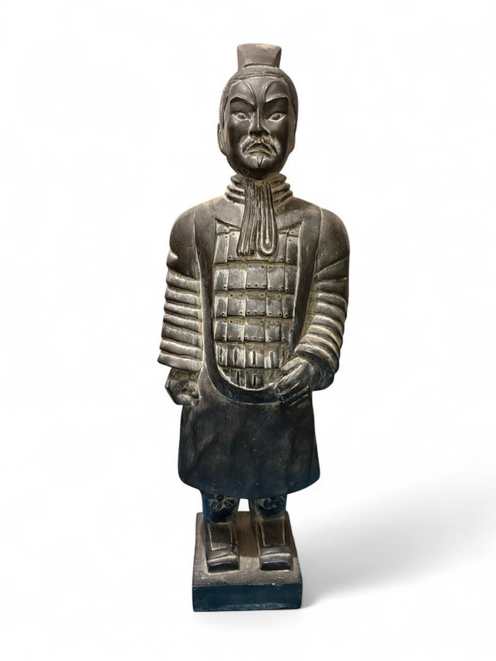 Vintage Target Terracotta General
Warrior Statue Figurine Garden Decor 18.5"